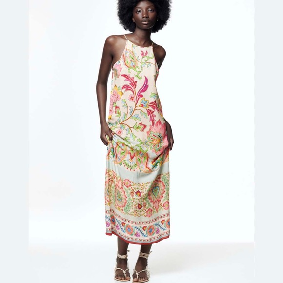 Zara Dresses & Skirts - ZARA Floral Maxi Dress Size Small NWT